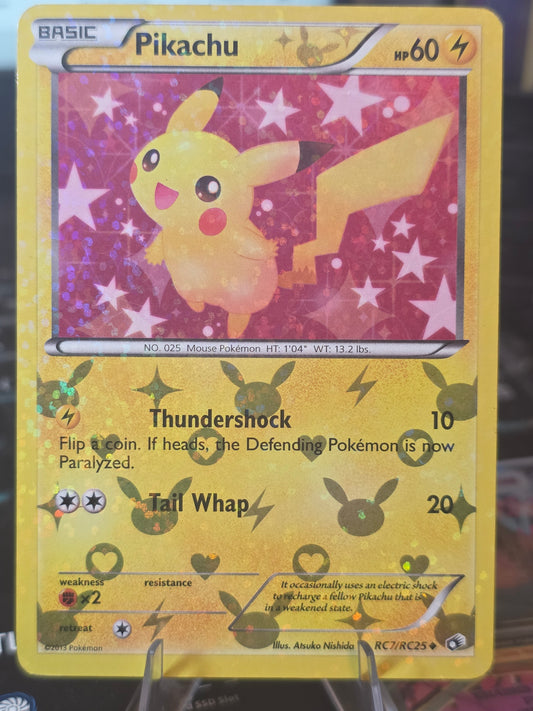 Pikachu #RC7 Legendary Treasures Radiant Collection Holo MP