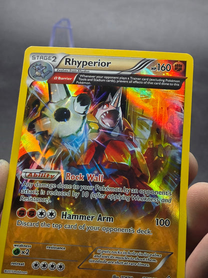 Pokémon TCG Rhyperior XY Primal Clash Holo 77/160 MINT
