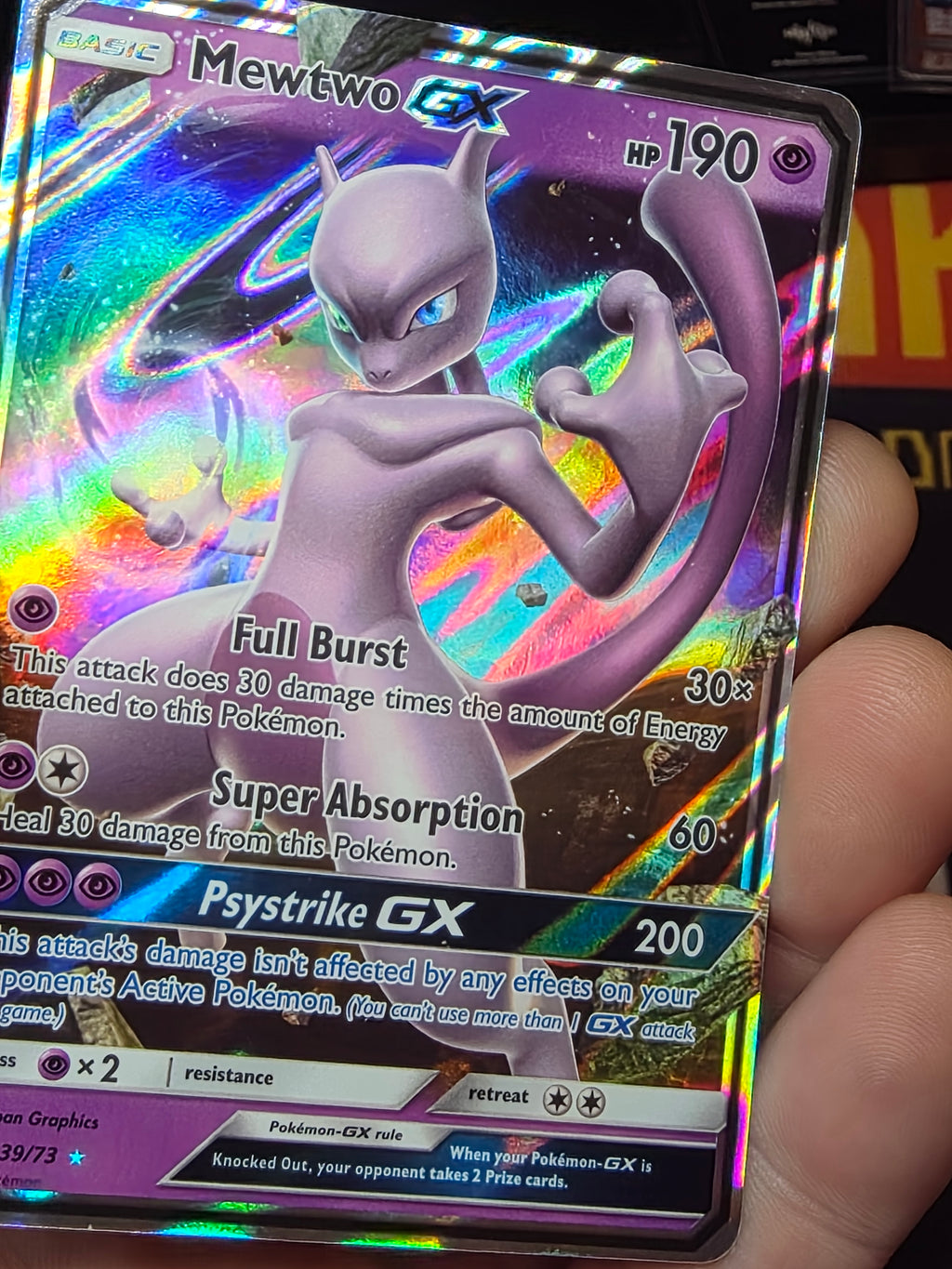 Mewtwo GX Shining Legends Ultra Rare 39