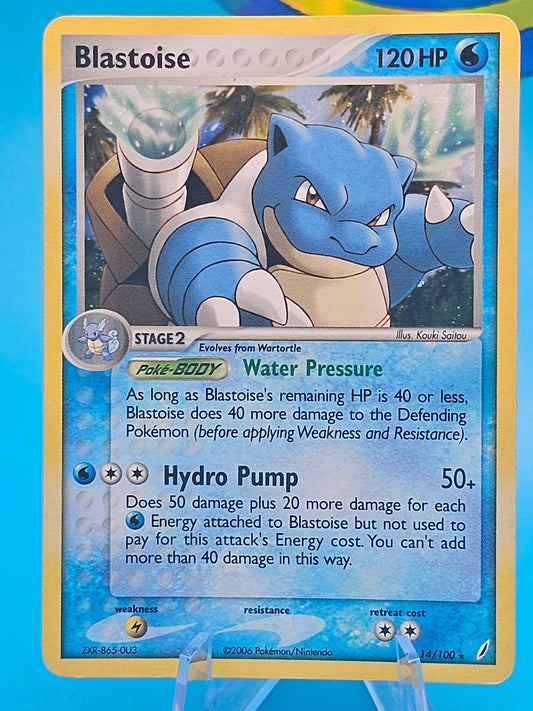 Blastoise 14/100 EX Crystal Guardians Theme Deck Holo Rare 2006 Pokemon MP #14