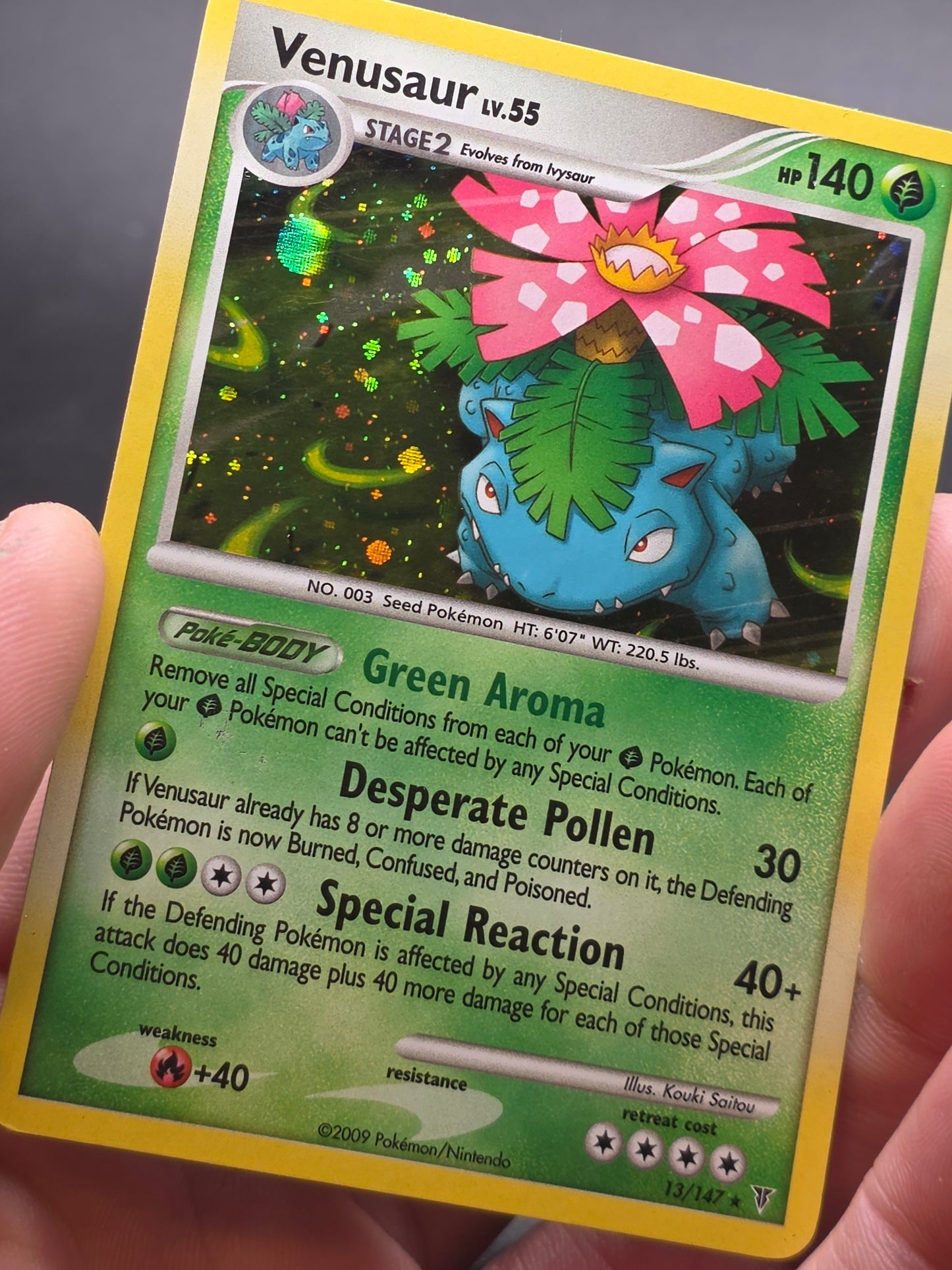 Venesaur 13/147 Supreme Victors Lp+ Condition Pokemon Card