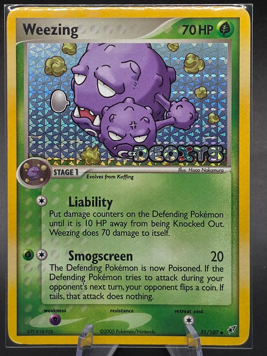 Weezing 51/107 Holo Stamped - EX Deoxys - LP
