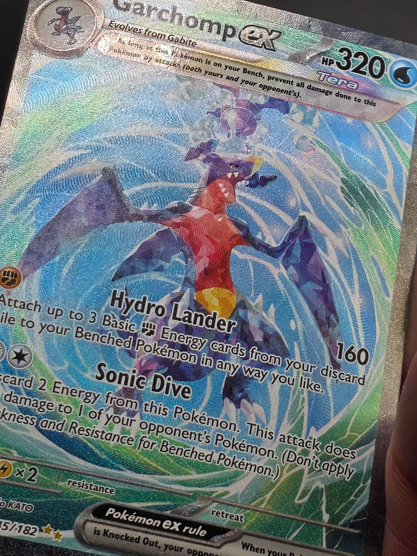 Garchomp ex 245/182 Special Illustration Rare Paradox Rift NM