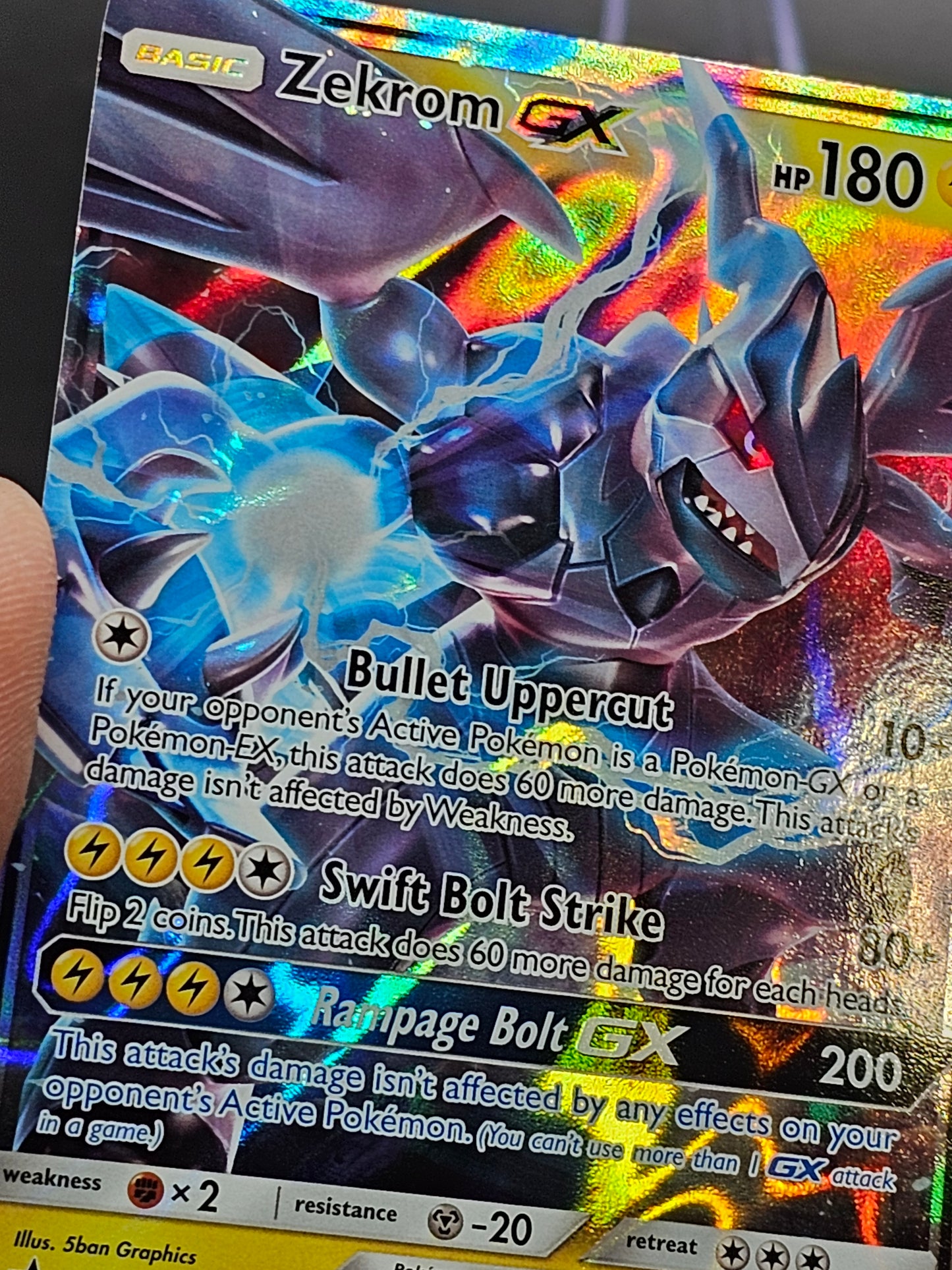 Pokemon Zekrom GX SM138 Ultra Rare Black Star Promo NM #SM138