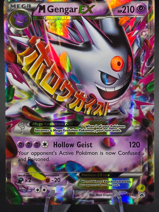 Mega Gengar EX - XY166 - Pokemon XY Promo Ultra Rare Card LP