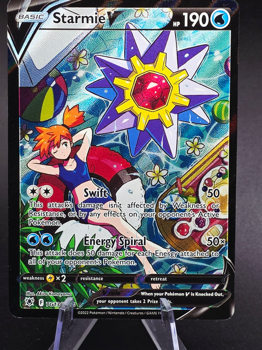 Starmie V TG13/TG30 Astral Radiance 2022 Trainer Gallery Holo Pokémon Card NM/M