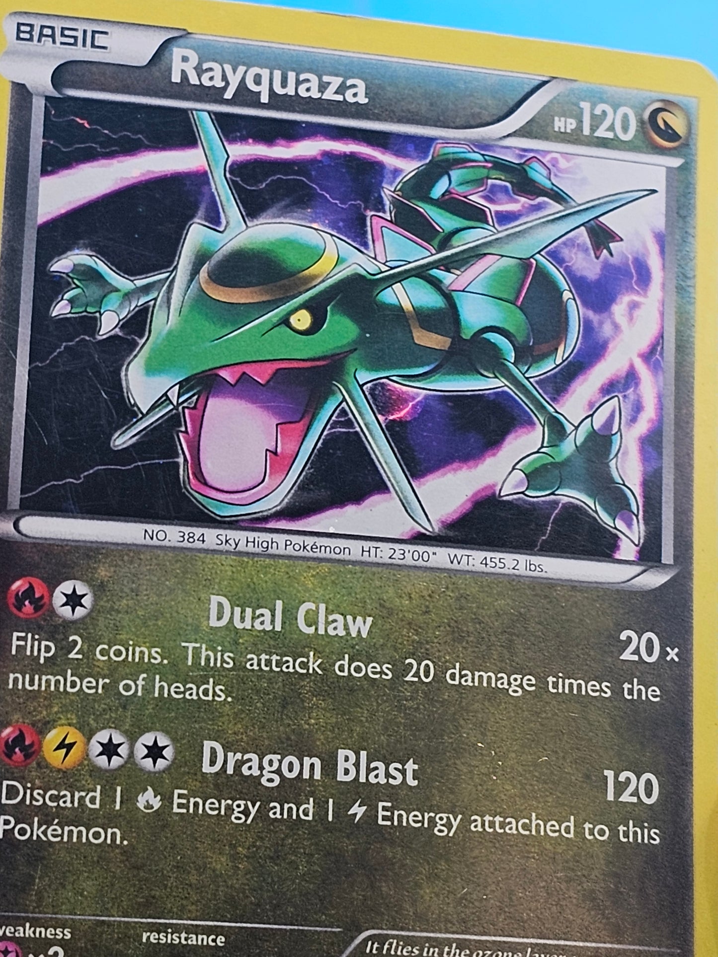 Rayquaza - Black Star Promo XY141 Cosmos Holo Pokemon Card LP #XY141
