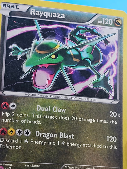 Rayquaza - Black Star Promo XY141 Cosmos Holo Pokemon Card LP #XY141