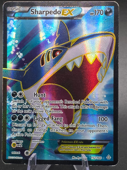 Sharpedo EX (152 Full Art) 152/160 XY - Primal Clash Holo MP