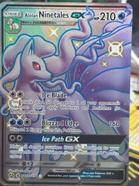 ALOLAN NINETALES GX SV53/SV94 SHINY GX Hidden Fates Pokemon PSA 10 CONTENDER
