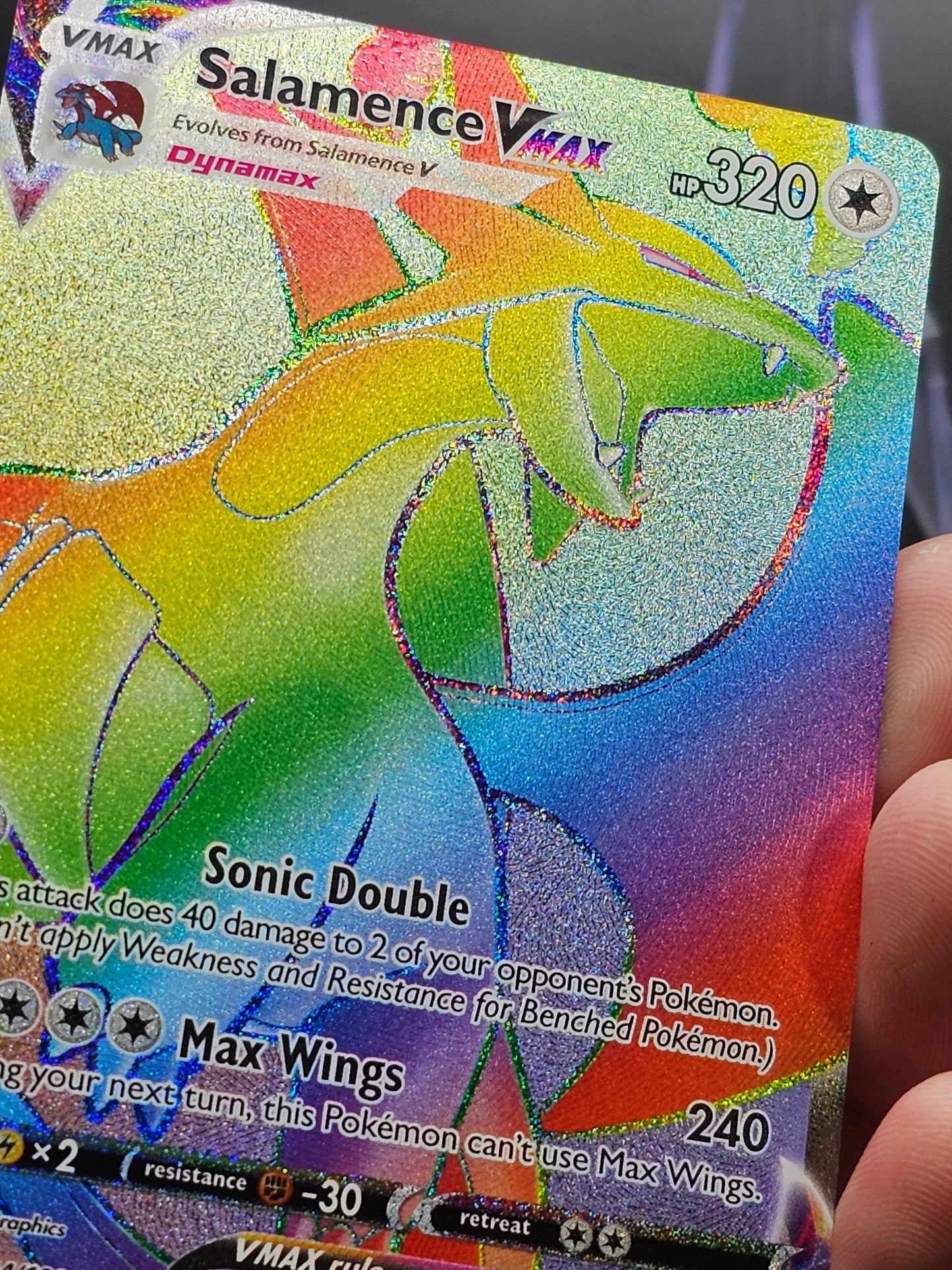 SALAMENCE VMAX #194/189 DARKNESS ABLAZE SECRET HOLO 194/189