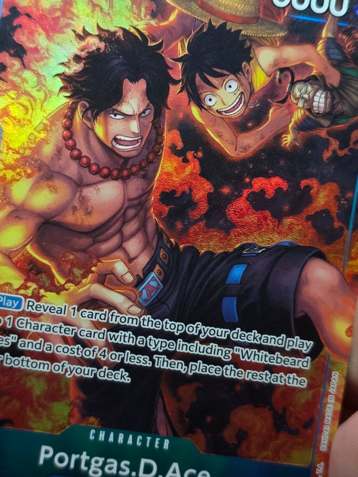 Portgas.D.Ace TR OP08-052 Royal Blood OP10 Foil Treasure Rare One Piece nm
