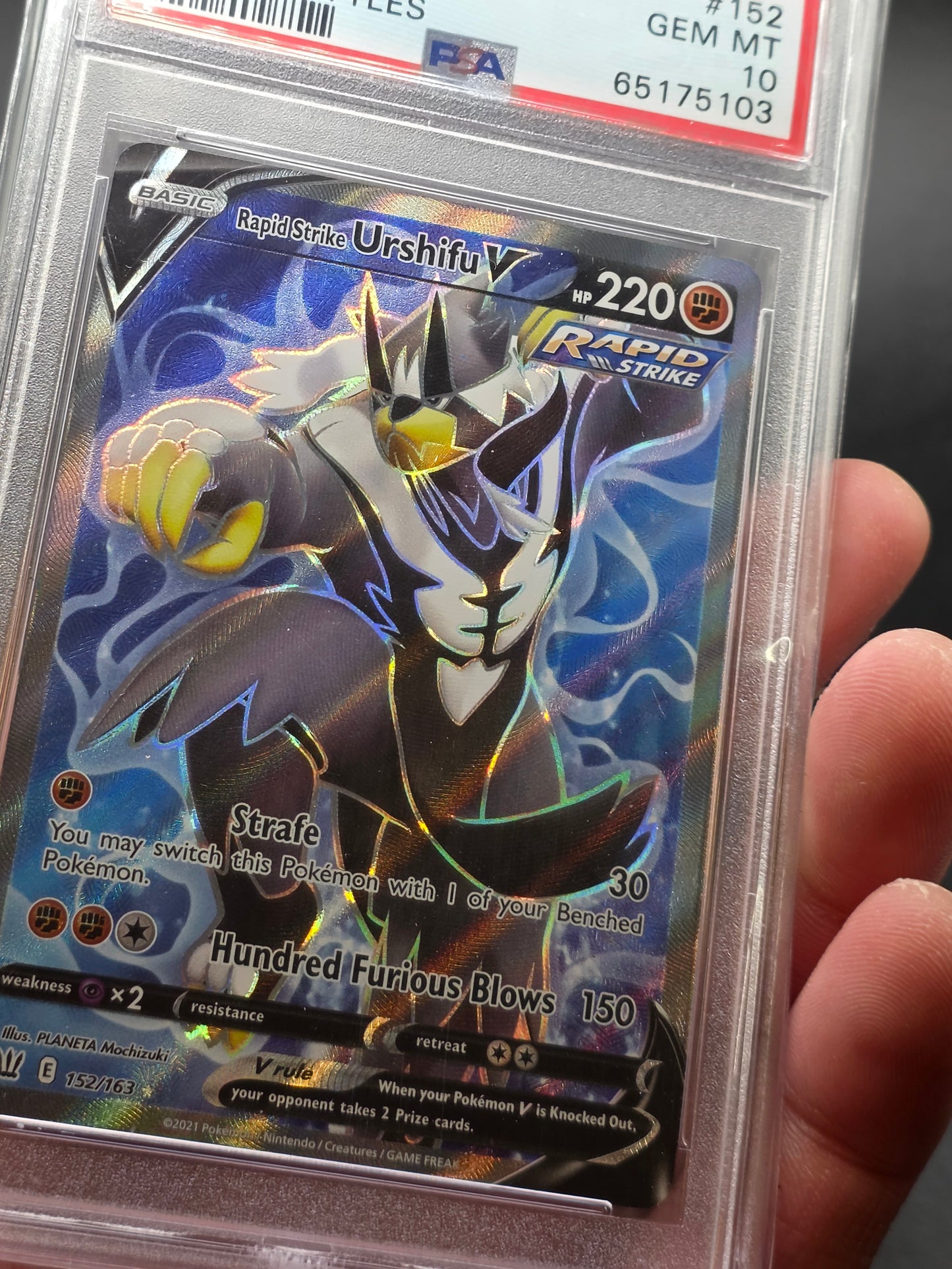 Rapid Strike Urshifu V 152/163 PSA 10