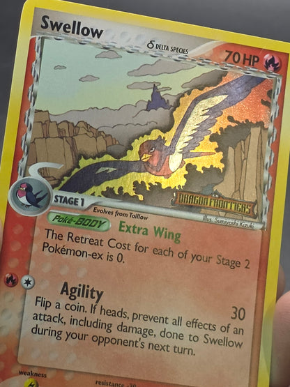 Pokémon - Swellow (Delta Species) EX Dragon Frontiers 40/101 Holo Stamped