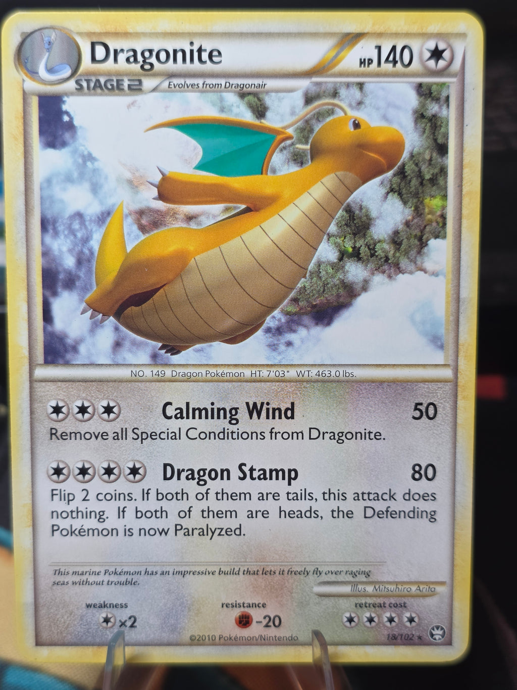Dragonite Triumphant Rare 18