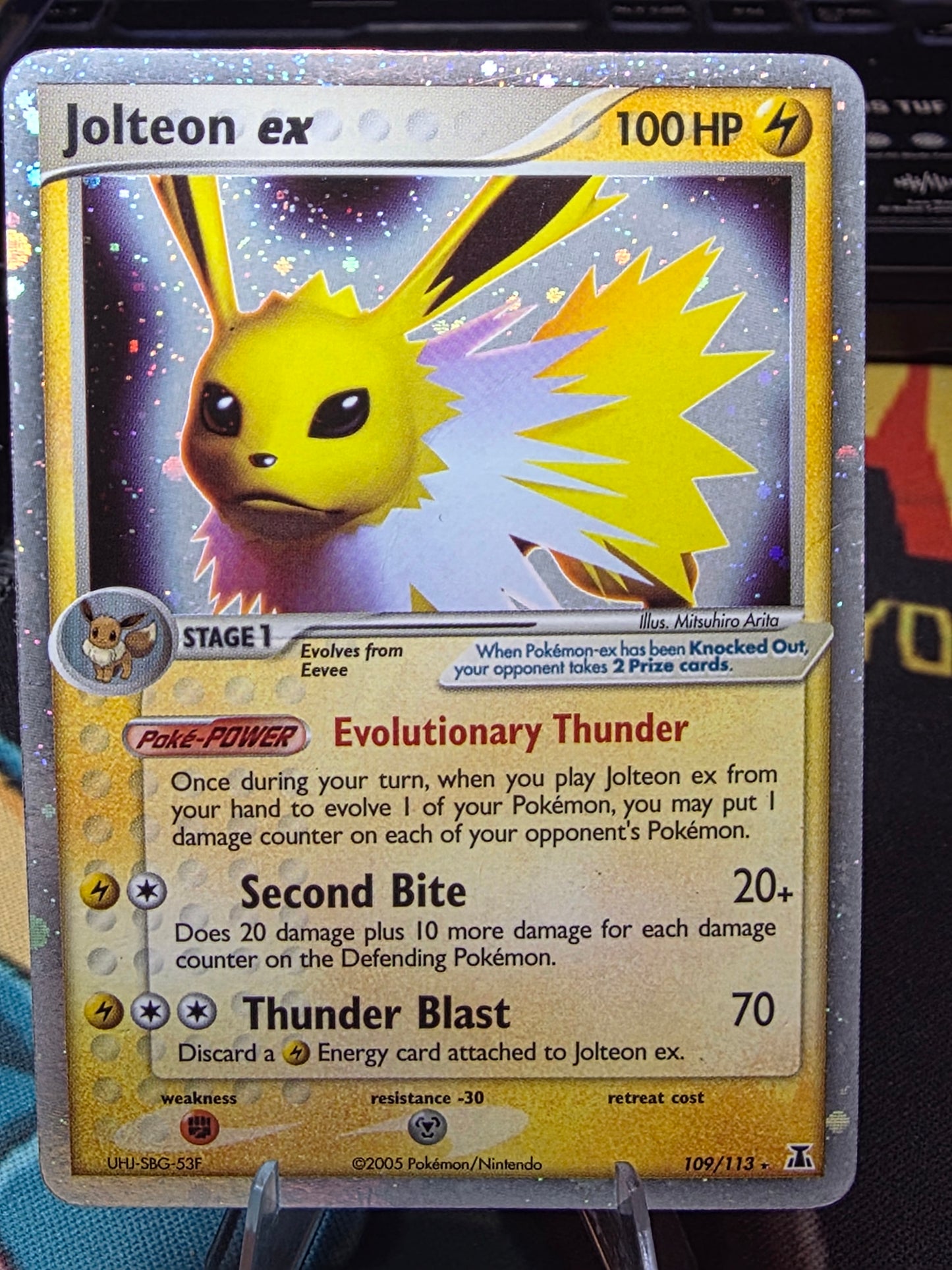 Jolteon ex 109/113 Delta Species Holo hp dmg