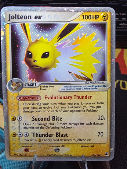 Jolteon ex 109/113 Delta Species Holo hp dmg