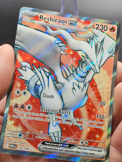 Reshiram EX 158/086 Full Art English - Pokemon TCG White Flare 158/086