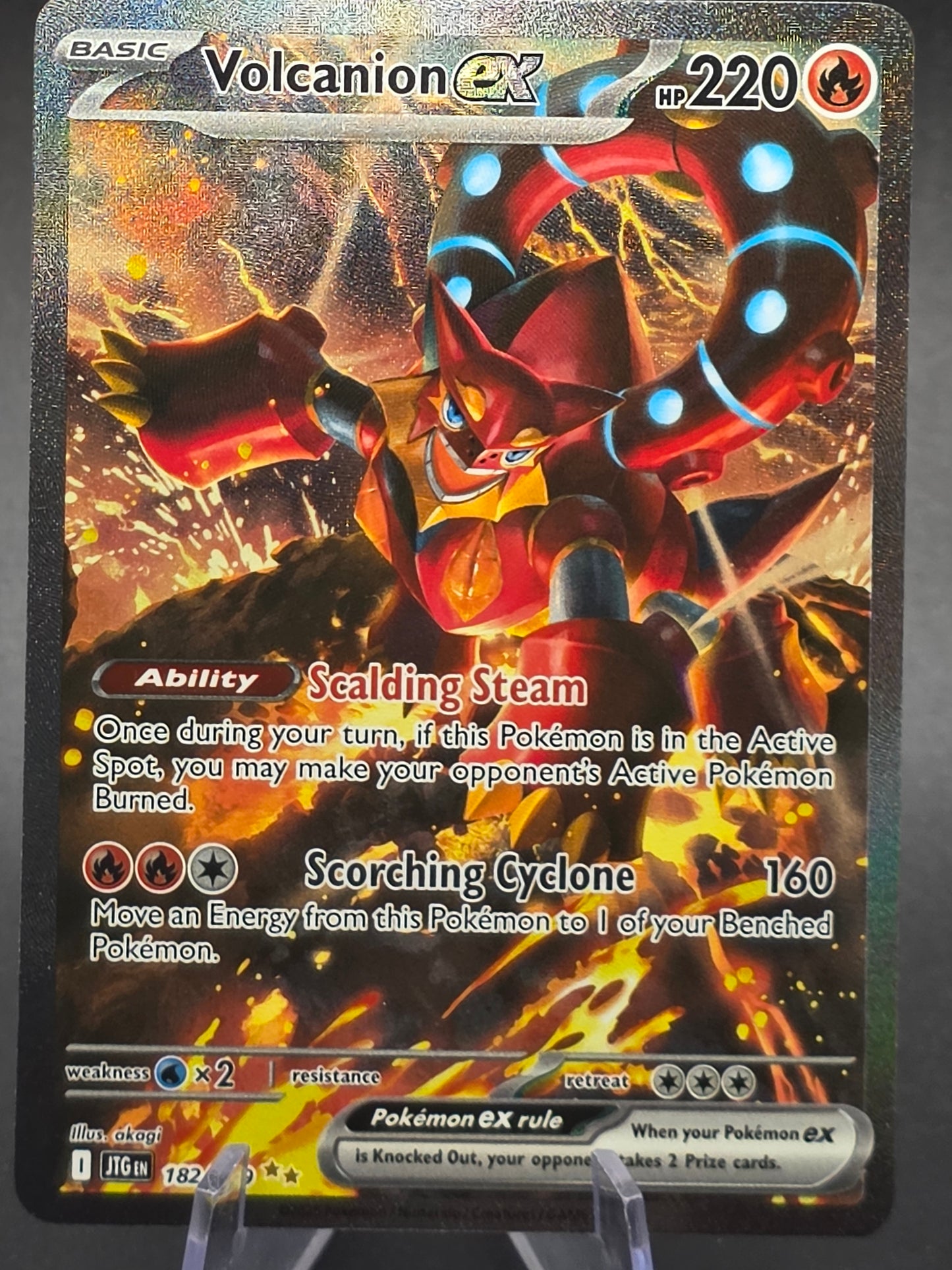 Volcanion ex - 182/159 - SIR - Journey Together - Pokemon Card - NM/M