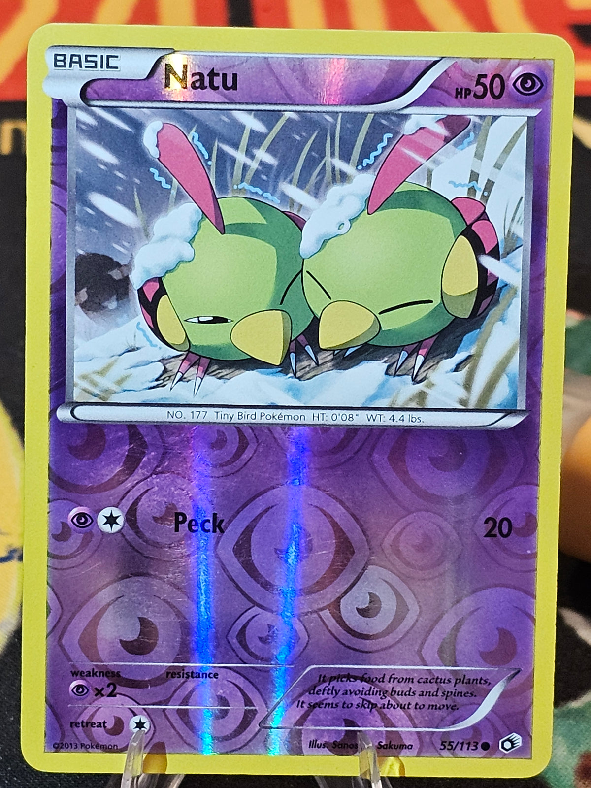 Natu 55/113 Legendary Treasures Reverse Holo NM