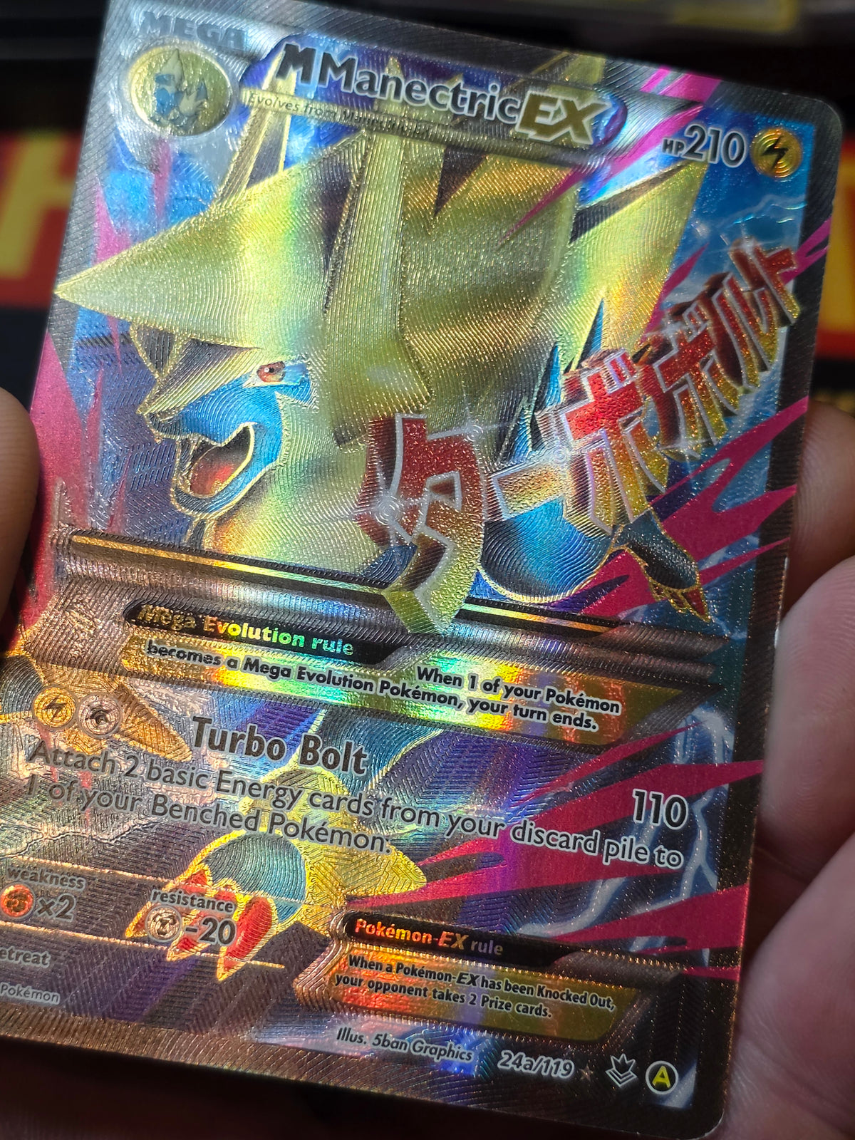 M Manectric EX Alternate Art Promos Promo 24a