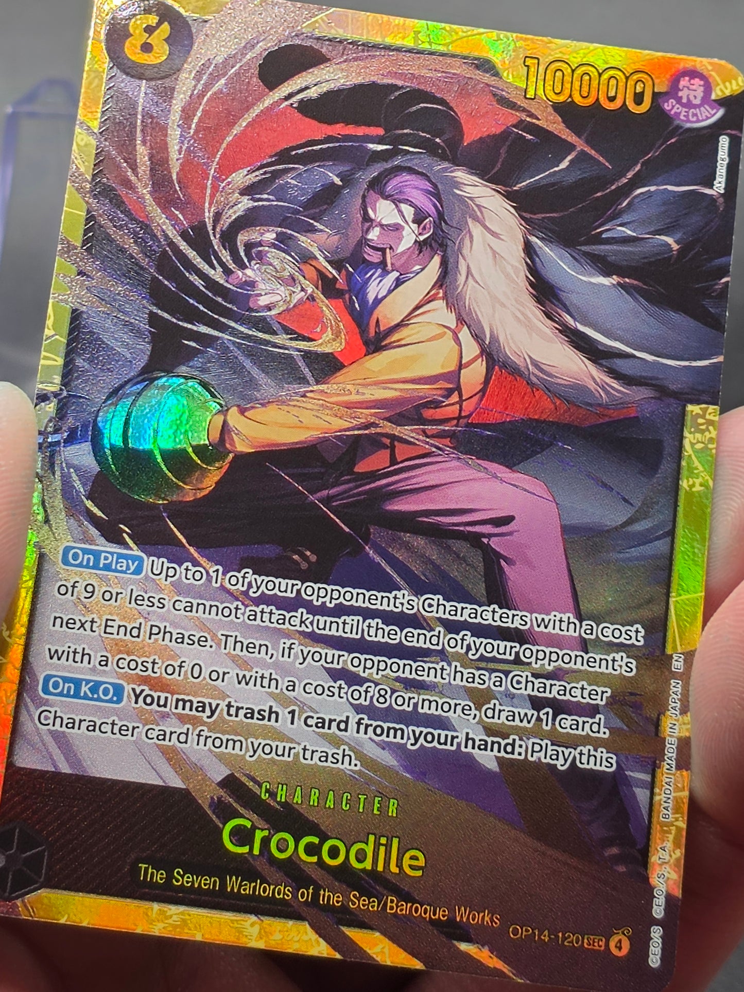 Crocodile OP14-120 (SEC) THE AZURE SEA'S SEVEN English One Piece