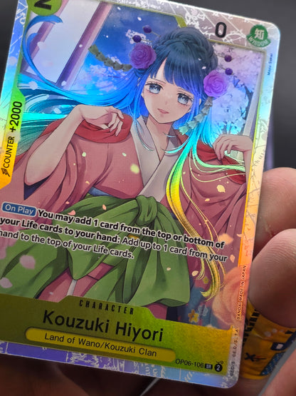 Kouzuki Hiyori - OP06-106 SR - One Piece Card Game