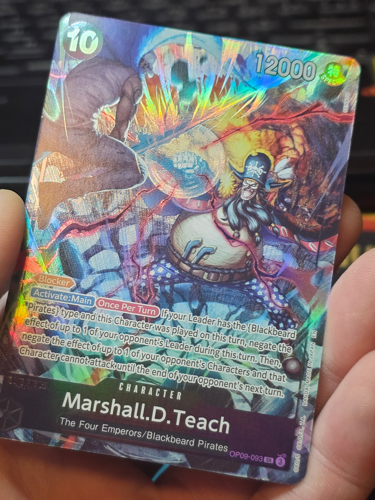 Marshall D Teach 2nd Anniversary Alt Art Promo OP09-093