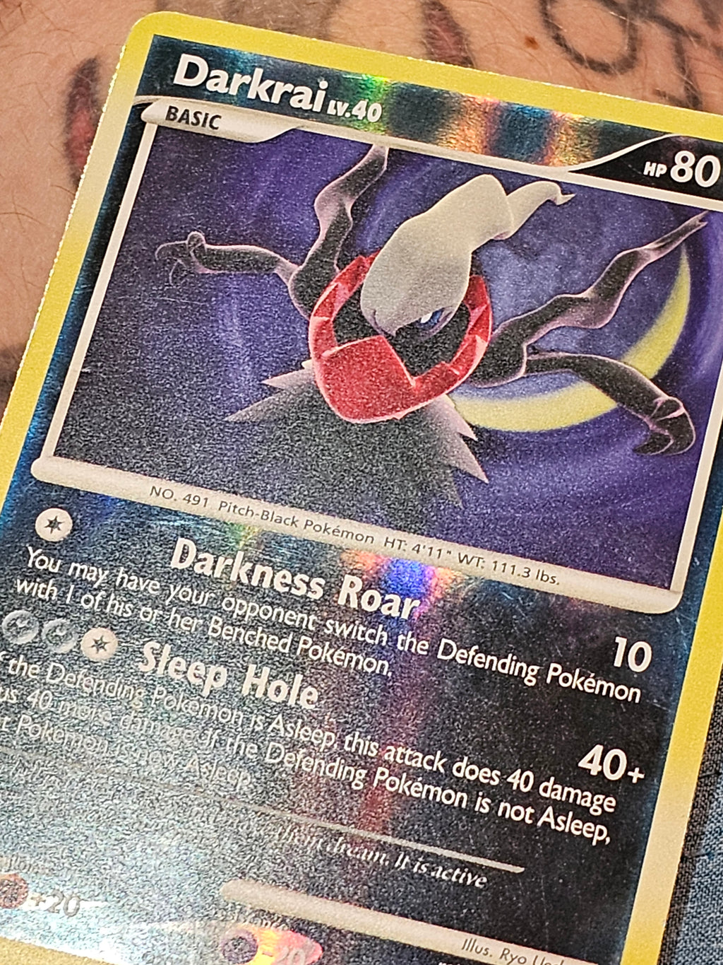 Darkrai (4) Reverse Holo Rare Great Encounters 4/106 lp