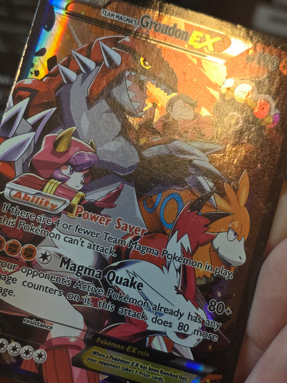 Team Magma's Groudon EX #15/34 Double Crisis - Pokemon