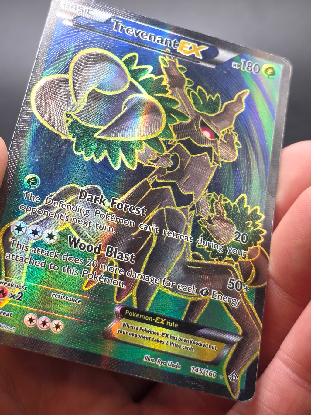 TREVENANT EX 145/160 FULL ART HOLO XY PRIMAL CLASH POKEMON