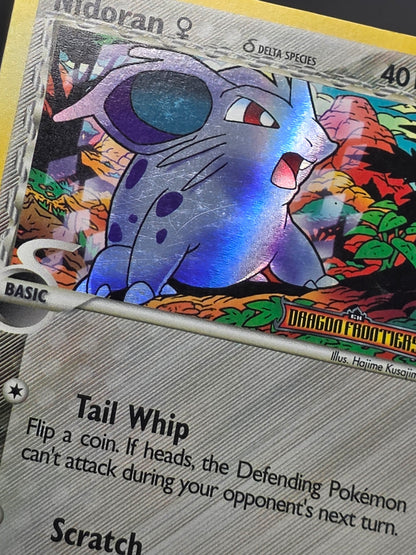 Pokemon Card - Nidoran F Dragon Frontiers 56/101 Reverse Holo Stamped NM