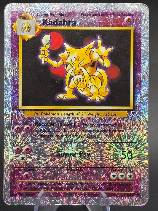 Pokémon TCG 2002 Legendary Collection Kadabra 49/110 Reverse Holo LP/MP