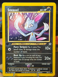Sneasel 25/111 Rare Neo Genesis Pokemon 1st Edition Lightly Played