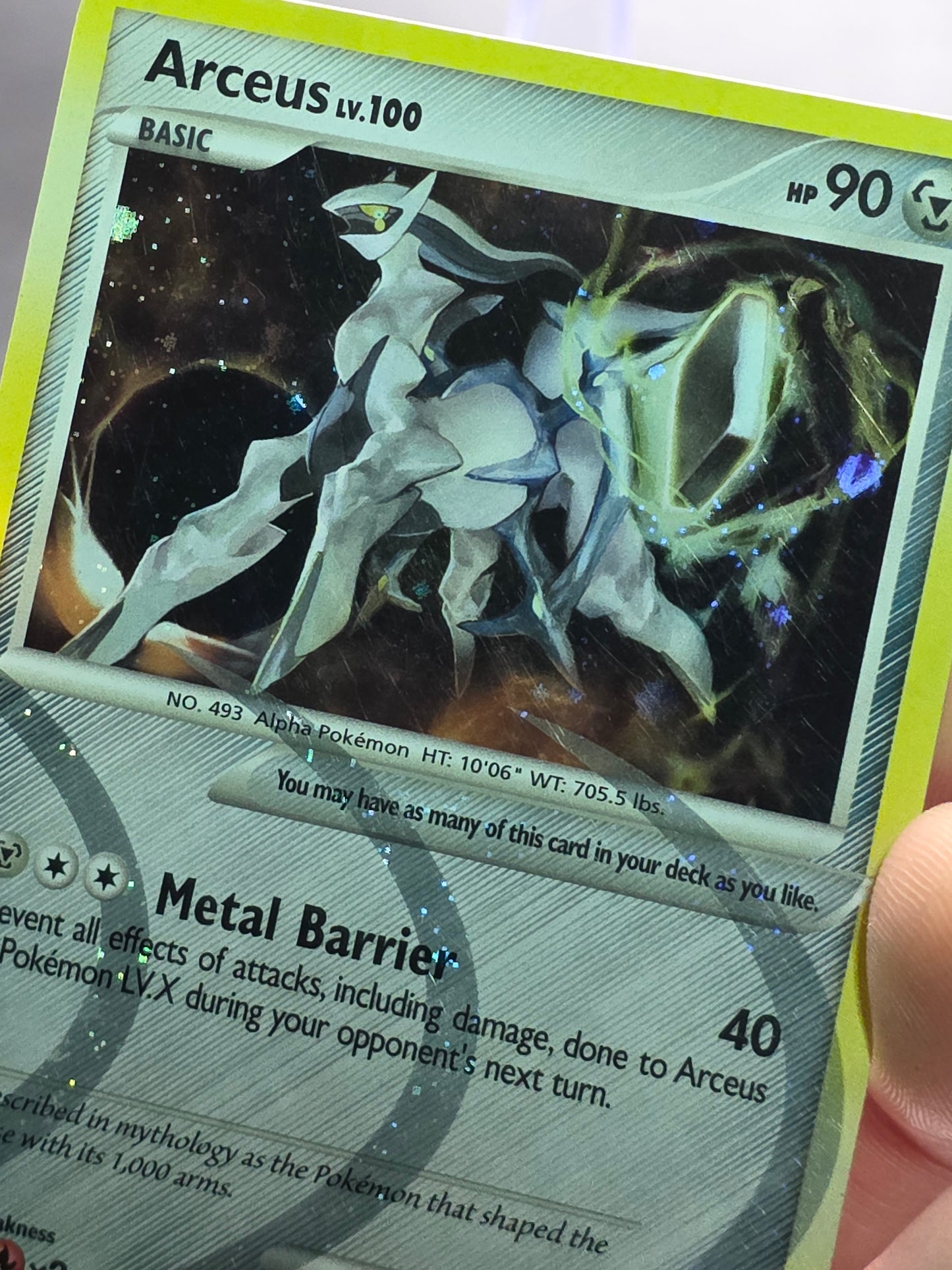 Arceus AR9 Rare Platinum Arceus Holo LP
