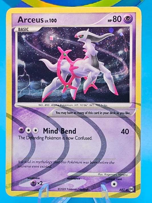 Arceus LV.100 Holo Rare AR7 Arceus Collection 2009 LP