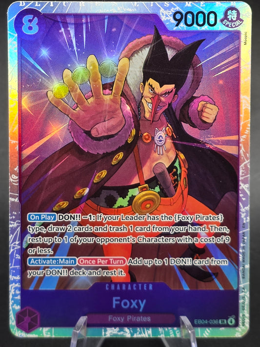 Foxy EB04-036 SR – The Azure Sea’s Seven (OP14) – One Piece