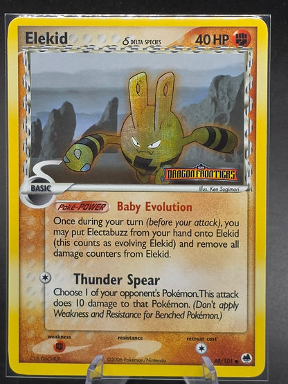 Elekid Reverse Holo Stamped 48/101 EX Dragon Frontiers Excellent/NM