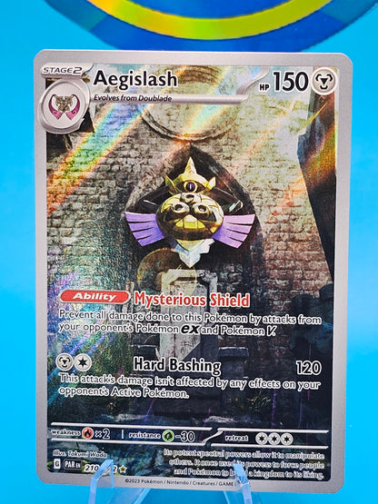 Aegislash 210/182 Paradox Rift Illustration Rare Holo - Pokemon TCG Single Card 210/182
