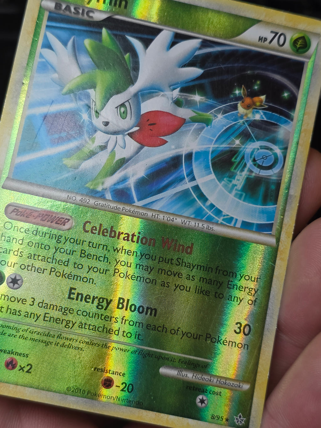 Shaymin Unleashed Reverse Holo Rare 8