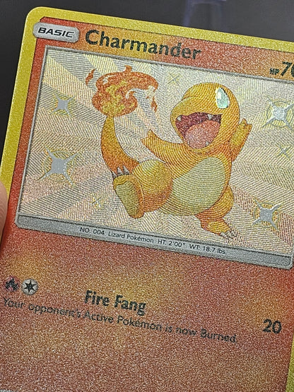 Charmander - SV6/SV94 - Pokemon Hidden Fates Sun & Moon Shiny Rare Card NM