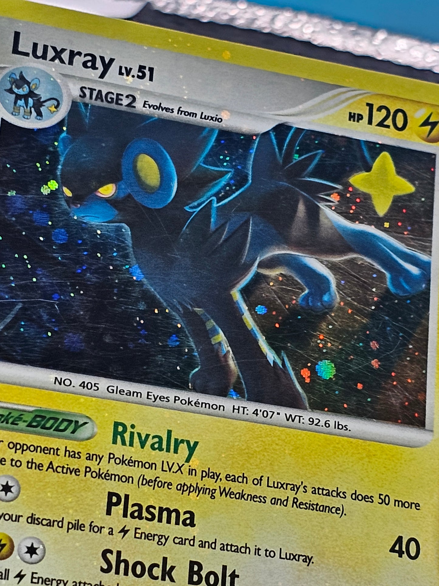 LUXRAY Holo 8/146 Rare Diamond & Pearl 2008  LP 8/146