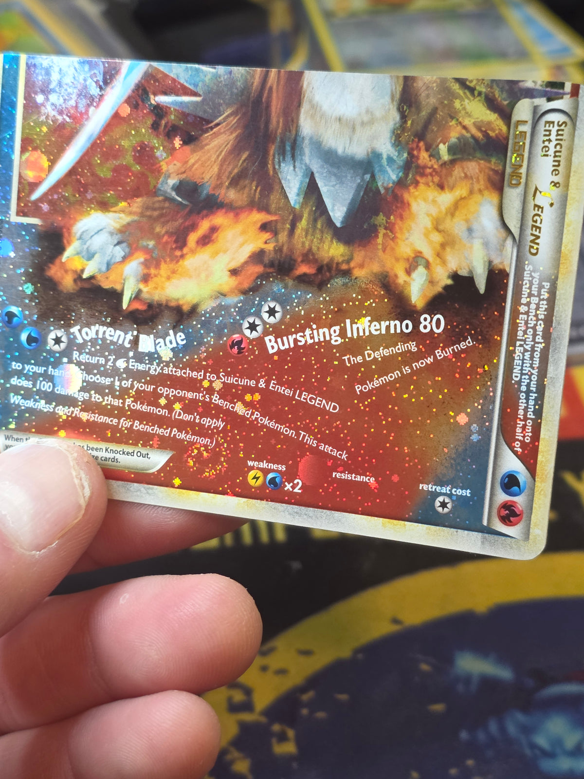Suicune & Entei Legend (Bottom) 95/95 Unleashed Holo
