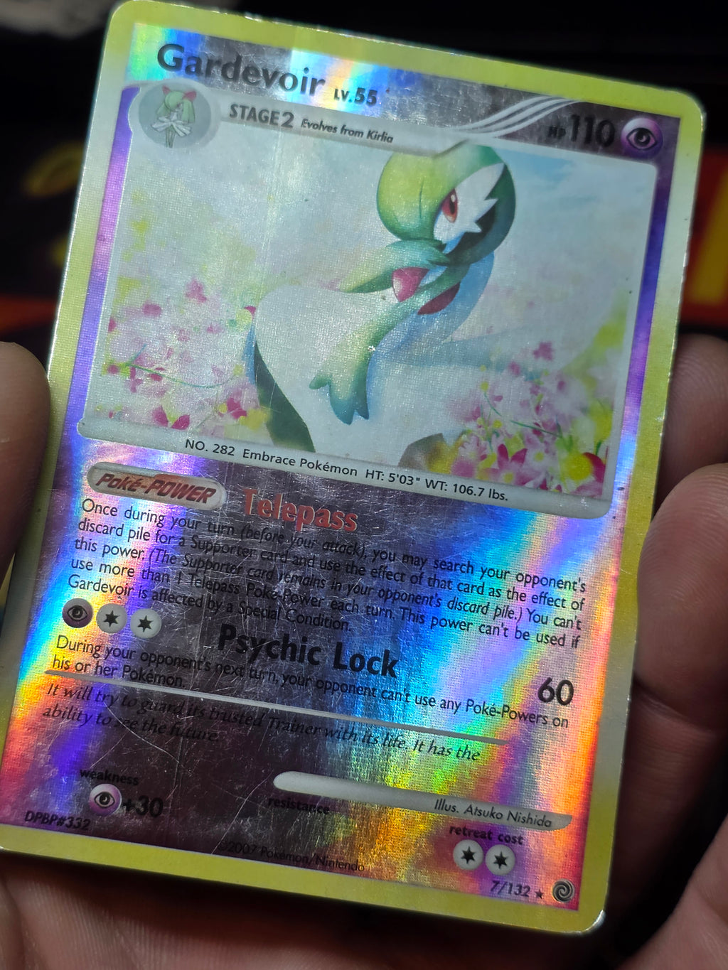 Gardevoir [Reverse Holo] #7/132 Pokemon Secret Wonders