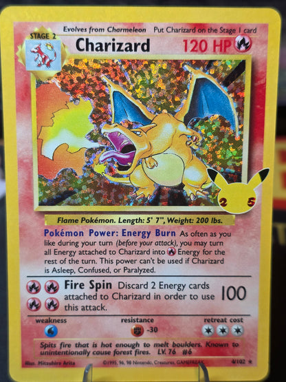Charizard 4/102 Celebrations: Classic Collection Holo