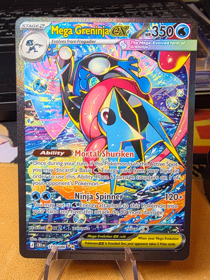 Mega Greninja ex SIR 116/086 Chaos Rising Special Illustration Rare Pokemon