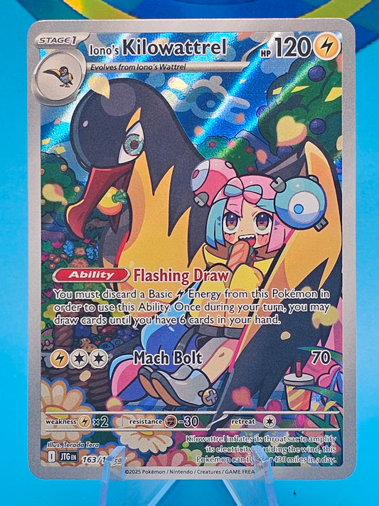 Ionos Kilowattrel 163/159 Pokemon Scarlet & Violet Journey Together NM 163/159