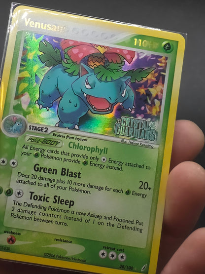 Venusaur 28/100 Stamped Ex Crystal Guardians 2006 Pokemon