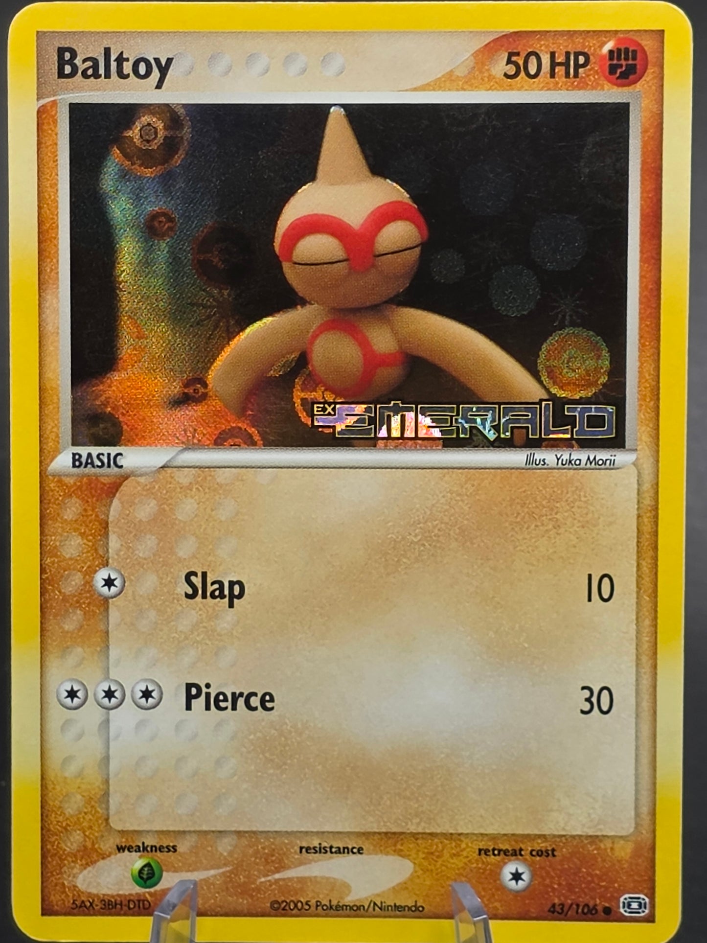 Baltoy 43/106 EX Emerald Reverse Holo Stamped NM/M