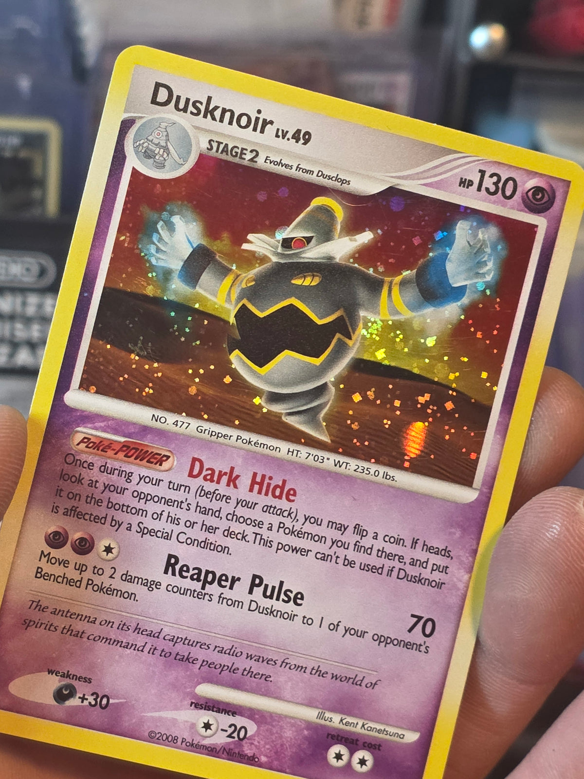 Dusknoir DP33 Diamond & Pearl Black Star Promo Pokemon Card